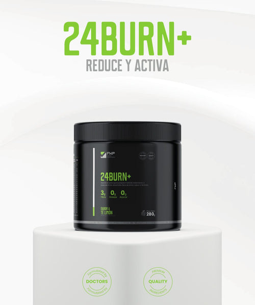 24Burn+ quemador termogénico natural sabor té limón 280g